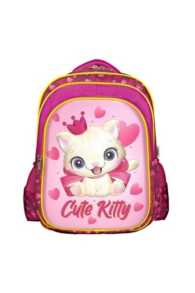 S COOL 3D LED Backpack CUTE KITTY, S-COOL (40x32x19.5 cm)