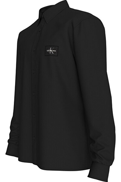 Calvin Klein WOVEN LABEL COTTON TWILL SHIRT