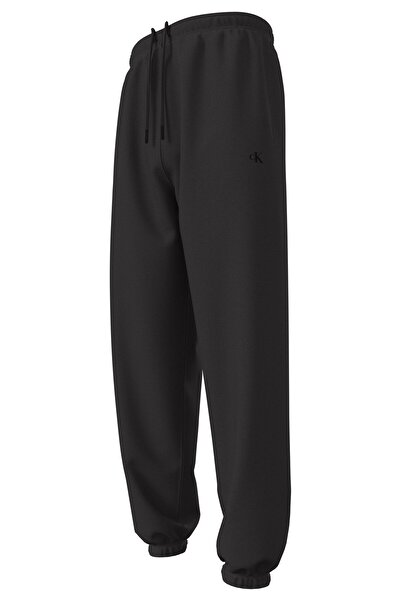 Calvin Klein Erkek Rahat Kalıp Beli ve Paçası Lastikli %100 Pamuklu Siyah Eşofman Altı LV04RD241G-UB1
