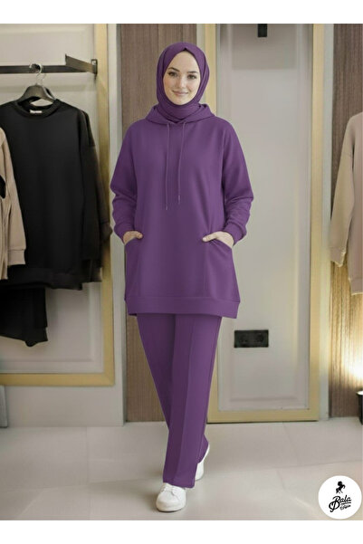 Bala Giyim Kadın Kapüşonlu Alt Üst Takım