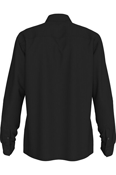 Calvin Klein WOVEN LABEL COTTON TWILL SHIRT