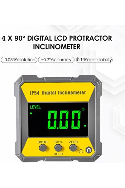 Diseleri 360 magnetic digital level with LCD display and accuracy 0.2