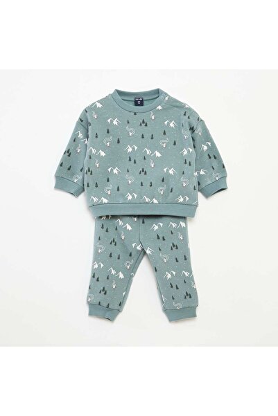 KİABİ طقم بيجامة كامل باللون الأزرق