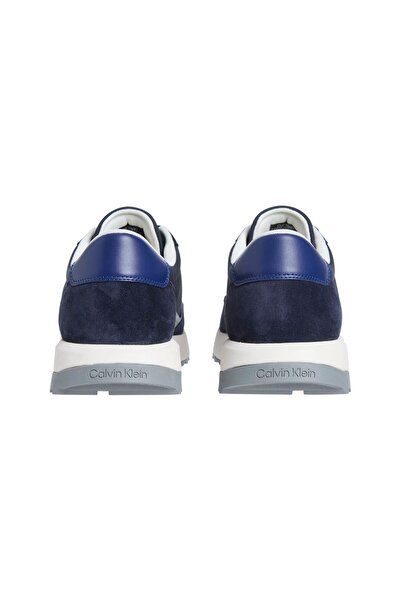Calvin Klein Férfi velúr részletekkel ellátott, kényelmes talpú sötétkék tornacipő HM0HM01714-02F