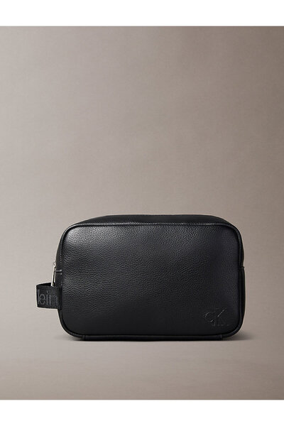 Calvin Klein Cargo Stil Bakım Erkek Siyah Cüzdan LV04D1090G-UB1