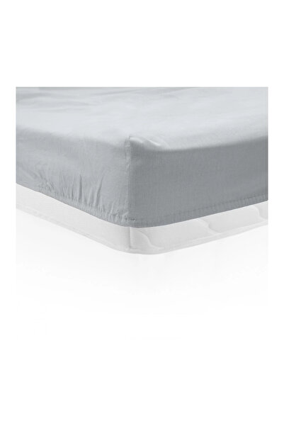 Heinner Fitted Bed Sheet with Elastic 160x200 cm Gray