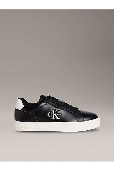 Calvin Klein Logolu Deri Sneaker Ayakkabı YW0YW019020GM AYAKKABI YW0YW01902 0GM