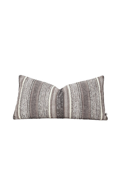Penelope Aven Throw Pillow Cover 35X70 cm Beige-Grey