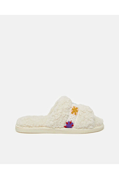REDTAG Women White Textured Slipper