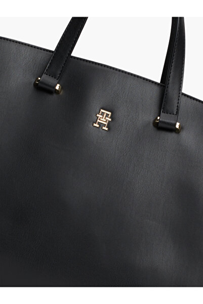 Tommy Hilfiger Women Black Modern Tote Bag