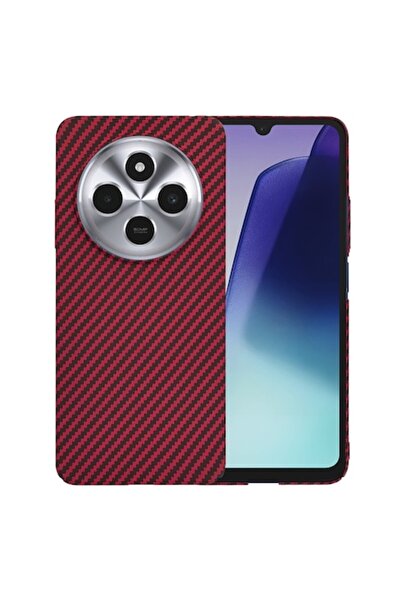 Techsuit Case compatible with Xiaomi Redmi 14C / Poco C75 (L41) - Polycarbonate, Red