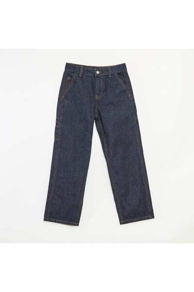 KİABİ بنطلون جينز مريح باللون الأزرق