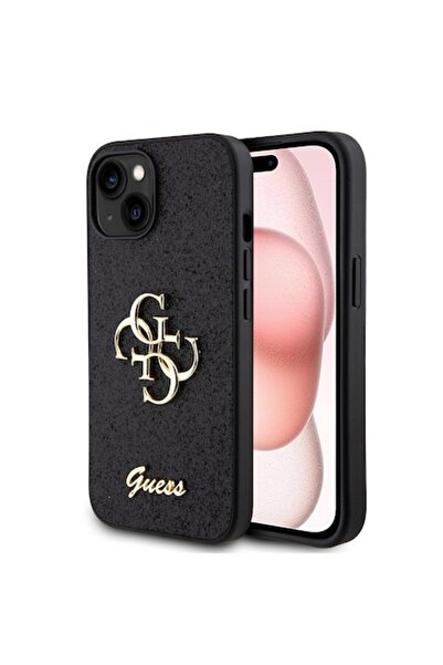 Guess Carcasă Y68 din poliuretan pentru iPhone 15 / 14 / 13 - Neagră