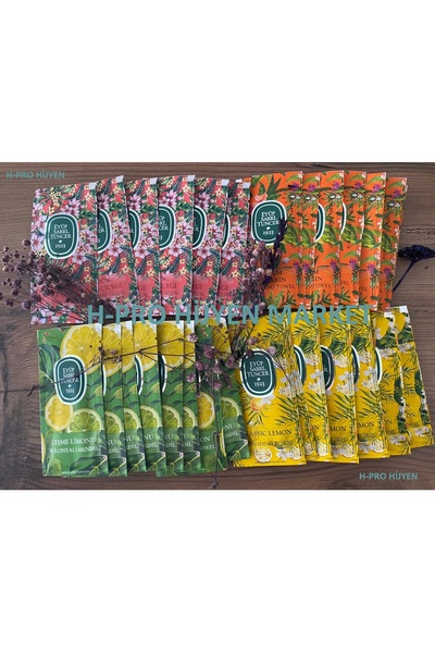 Eyüp Sabri Tuncer 4 ÇEŞİT ISLAK MENDİL 100 ADET, VERBENA, LİMON, BODRUM MANDA...