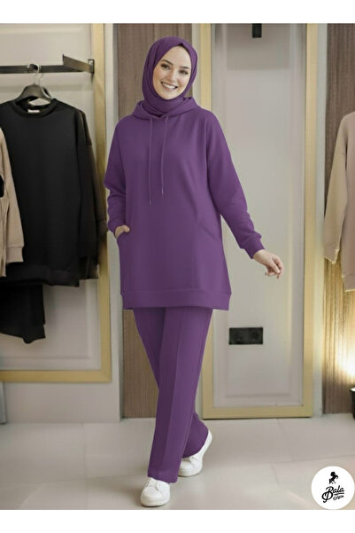 Bala Giyim Kadın Kapüşonlu Alt Üst Takım