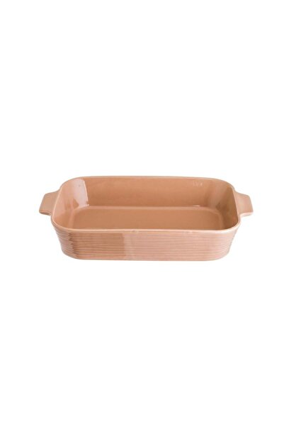 Mirolex Beige 2-piece ceramic oven tray set