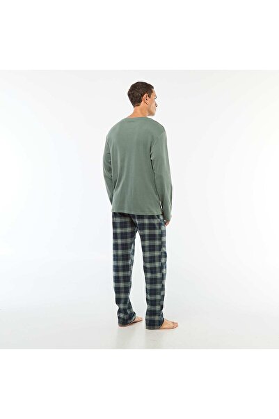 KİABİ 2-Piece Pajama Set - T-shirt + Pants - 2 pieces GREEN