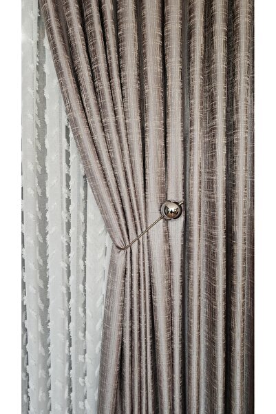 Yuka Κουρτίνα φόντου πάνελ καπνιστή ασύμμετρη σχεδίαση μονόπτερο 1/3 συχνά πτυχωμένη σειρά πολυτελείας βαρύ βάρος