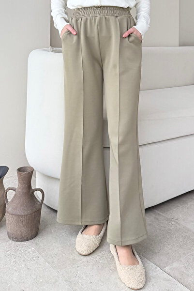 Tesettür Diyarı Жіночі штани з еластичним поясом і кишенями з тканини Scuba -...