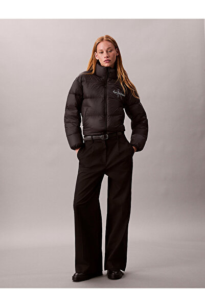 Calvin Klein Jeans Siyah Kadın Standart Baskılı Mont LV047D503GUB1