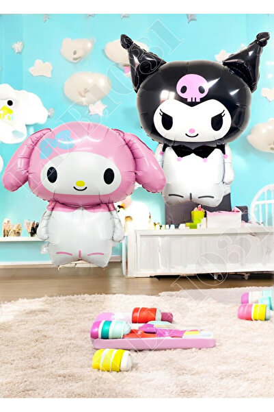 Lilibin My Melody kuromi Karekterlar 2'li set Balon