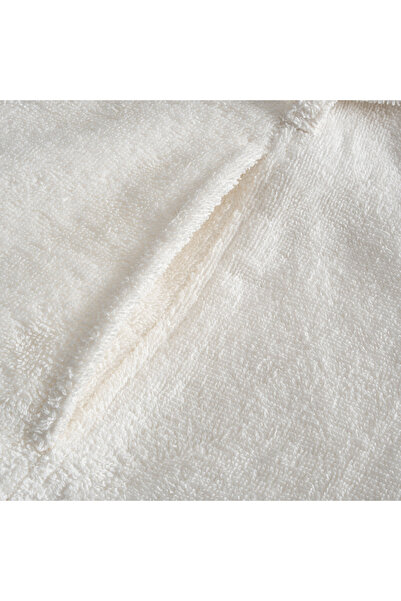 Green Black Lara Women's Bathrobe 100% Cotton Jacquard Cream