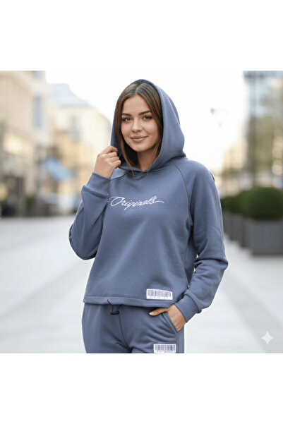 alqarat Short hoodie and jogger pants set
