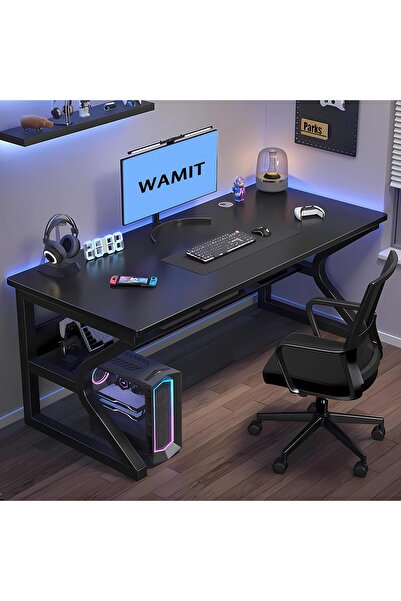 WAMIT Gaming Desk,Computer Desk,Office Desks,Large Gaming table for Dual Monitors