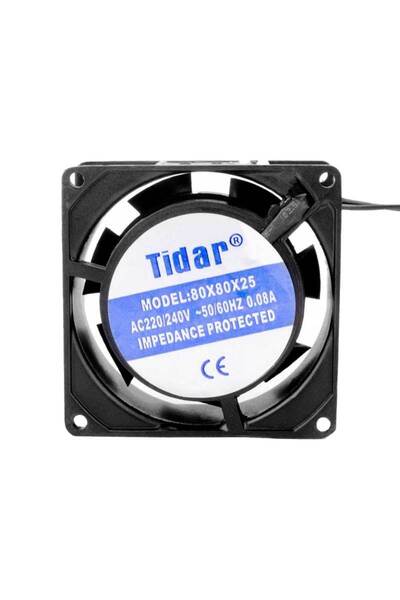 ElectroAZ Ventilator metalic 220V, 80x80x25 mm, 7.6W