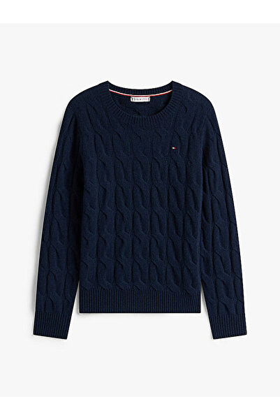Tommy Hilfiger Cable Knit Soft Wool Sweater