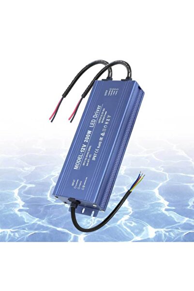 ElectroAZ Sursă de alimentare pentru exterior IP67, 12V 16.6A – 200W –