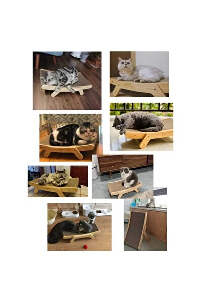 varioshop cat scratching post with adjustable feet, cardboard, 43 x 25 cm, Grey