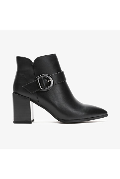 ANGEL BLUE Women's Ankle Boots Made of Eco-Leather CRL0660 Black