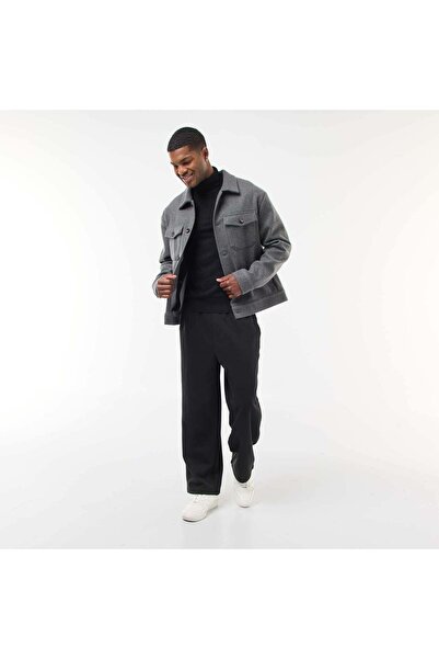 KİABİ Plain Roll Neck Jumper BLACK