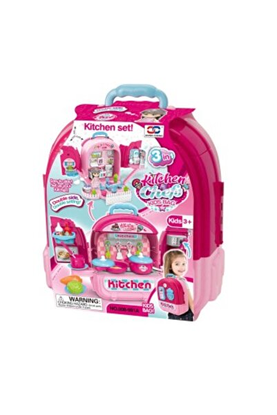 JHT Geantă pentru copii Bucătar Bucătar 3 în 1