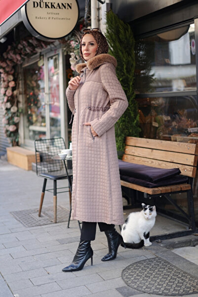 KADEEM Zerina Quilted Suede Cap - 422527