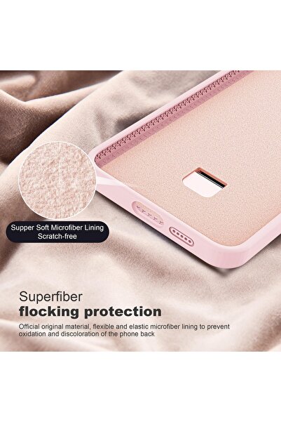 Nezih Case Samsung Galaxy A16 Uyumlu İçi Kadife Stand Olabilen Halka Yüzüklü Kılıf