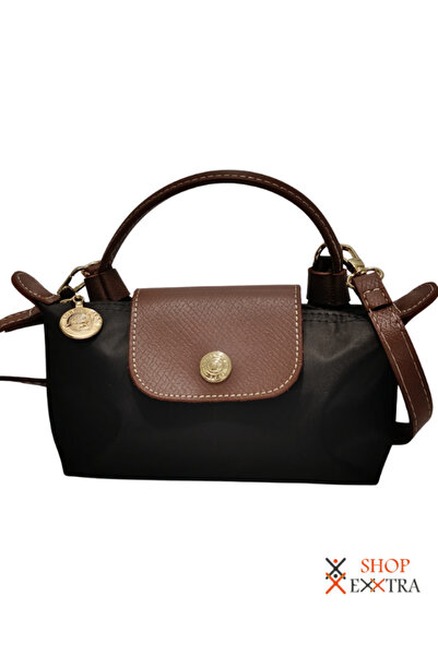 shopExxtra Shoulder Bag - Shopper Bag Women's Makeup Bag Size 13X20Cm-Aci Brown