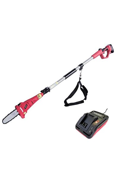 Worcraft Drujbă cu mâner telescopic Li-Ion de 20 V pentru tăierea crengilor, ...