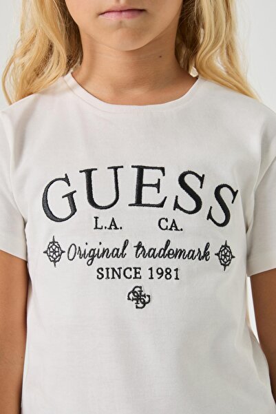 Guess Bg Store Girl's Cream Tshirt