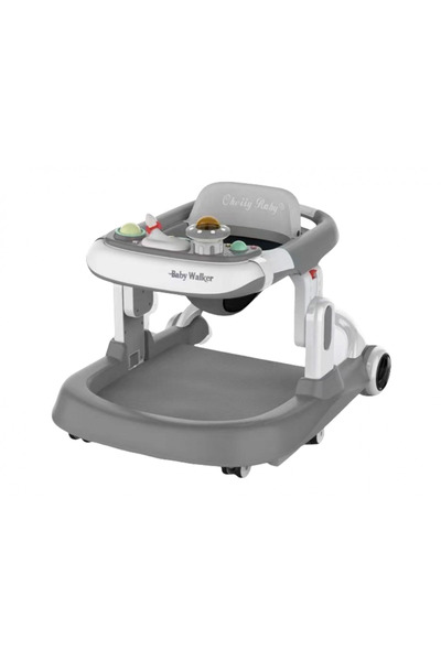 Krista Height-adjustable preserger and anteerger with silicone wheels, 932, gray