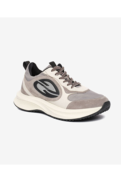 Greyder Men's Gray Genuine Leather Sports Shoes 5K1Sa18511S