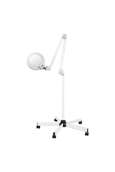 OEM LED Lamp with Professional Cosmetic Magnifier, 5x Magnification, Flexible Arm and Easy Movement with Wheels