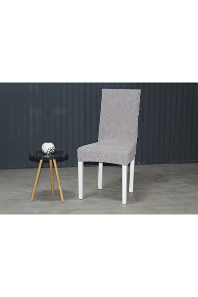 Yellow Home Jakarli Set of 6 Square Chair Covers Stone