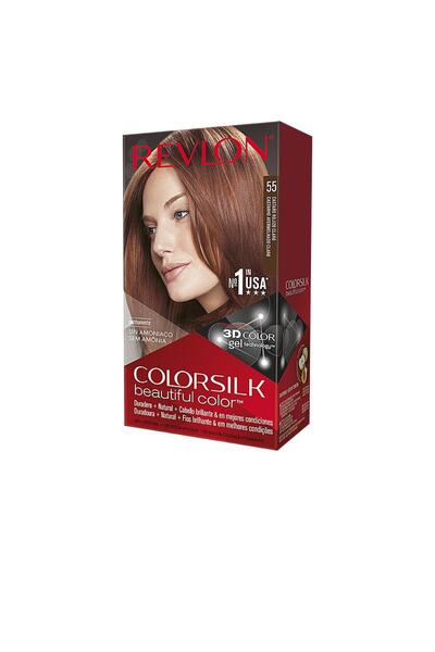Revlon Permanent hair dye without ammonia COLORSILK 55 reddish light 1 pc
