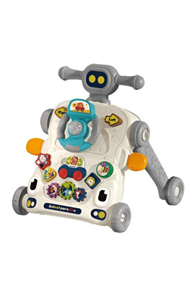 Creative World Toys Antemergator 3 în 1 cu masă de activități, jucării detașa...