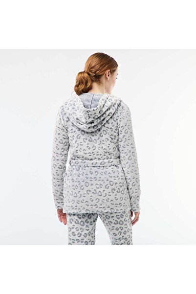 KİABİ Soft Fleece Robe GREY