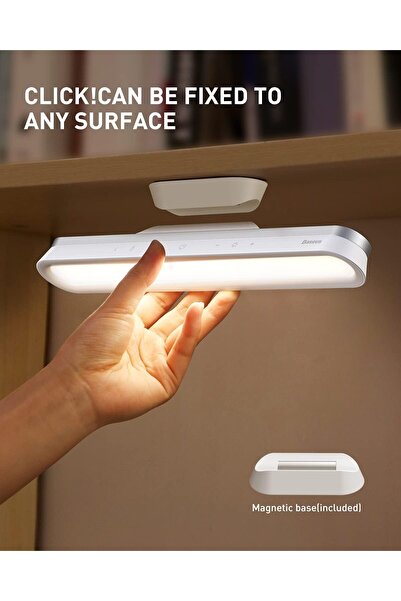 Baseus 42 LED Wireless Under Cabinet Lighting - Magnetic, Dimmable, USB-C Rechargeable