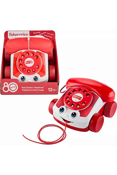 FISHER PRICE Sesli Kırmızı Geveze Telefon JGG97