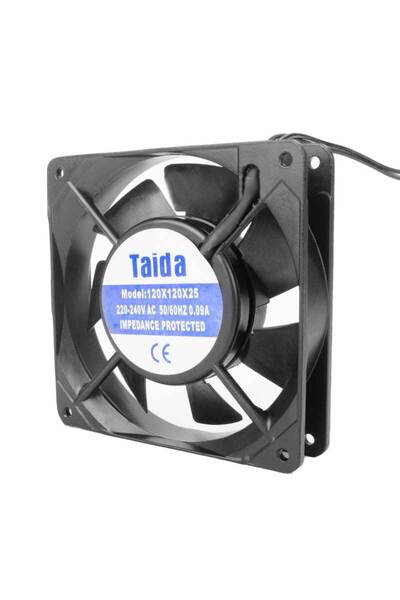 ElectroAZ Metal fan 220V, 120x120x25 mm, 19.8W